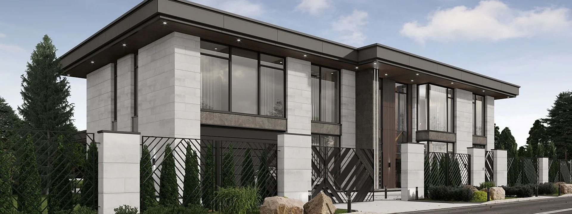 Объект Атриум — загородный дом 710 м²